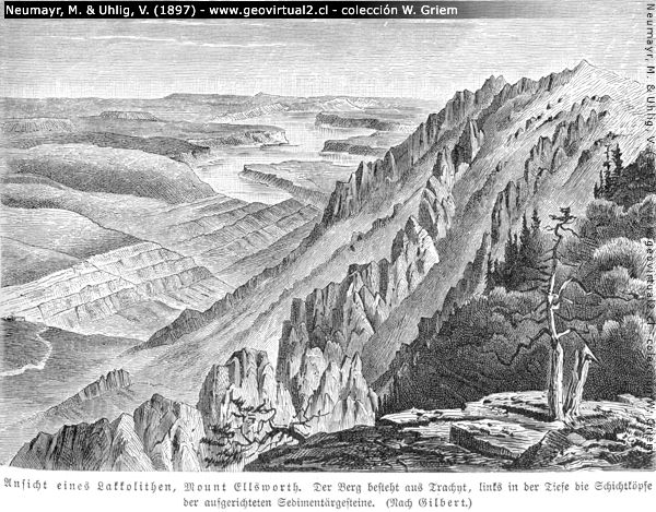 Ein Lakkolith in der Natur - Neumayr, 1897