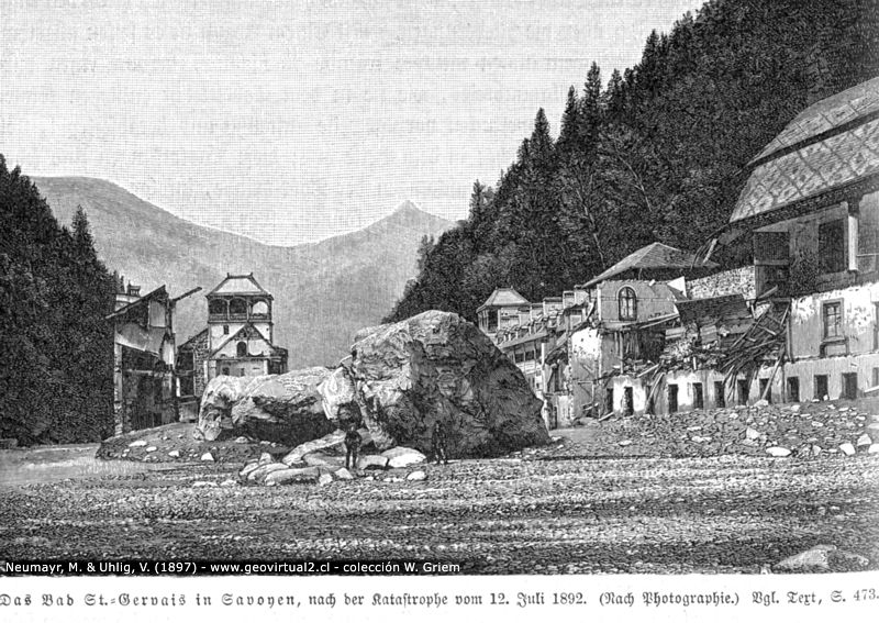 Schlammlavine in Saint Gervais