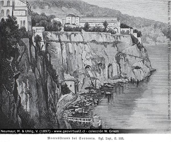 Die Küste von Sorrento - Neumayr & Uhlig, 1897