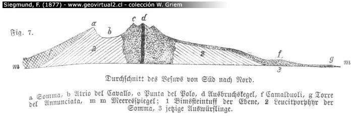 Profil des Vesuves: Siegmund, 1877