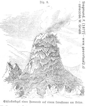 Fumarole oder Schlackenkegel des Vesuvs