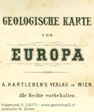 Geologische Karte von Europa: Titel