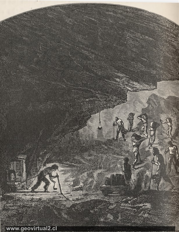 Mineros - coal putters Simonin 1869