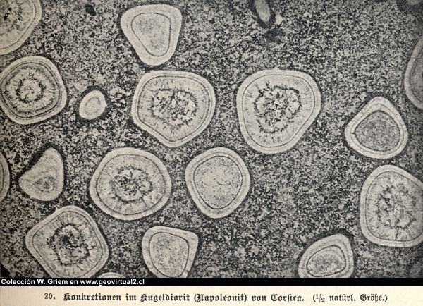 E. Treptow, 1900: Kugeldiorit, Napoleonit