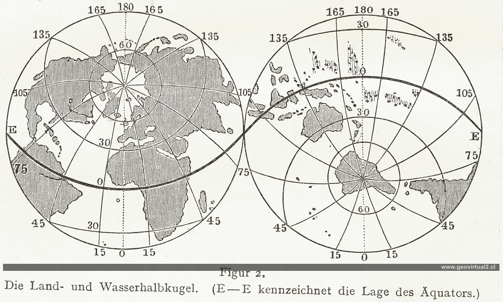 Walther: Mapa mundi - tierra firme y oceanos