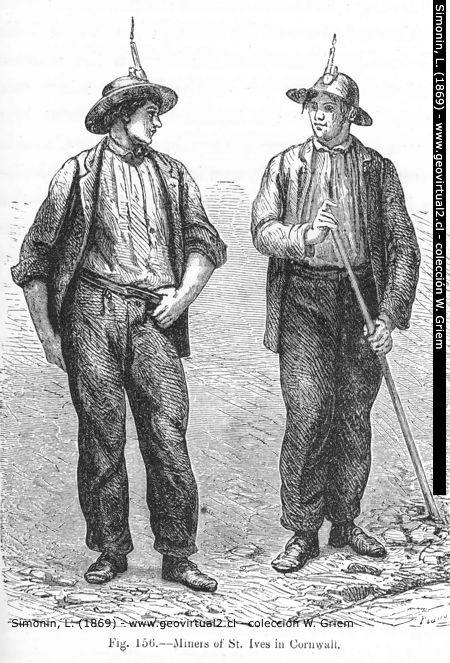 Bergleute aus Cornwall (Simonin, 1867)