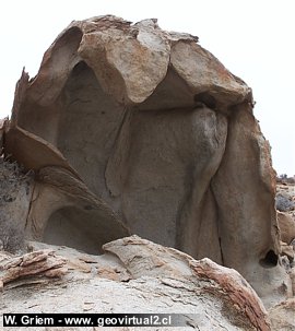 Tafoni en Atacama