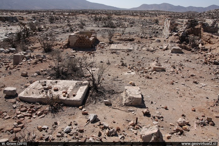 Vista general a la Ex Fundición Agua Amarga, Atacama - Chile
