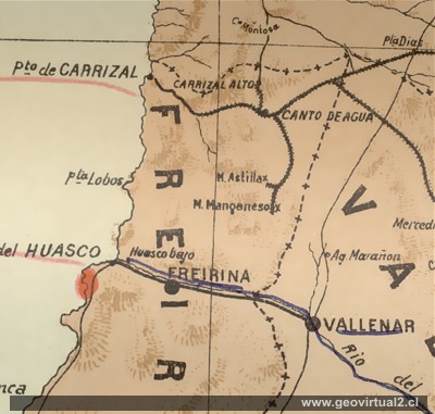 Minas de Astilla de Atacama, en 1903