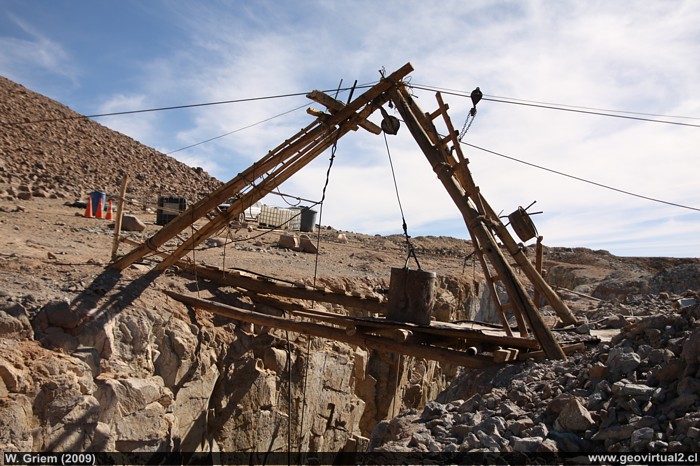 Mina Carmen en el distrito Cachiyuyo de Llampos, Atacama