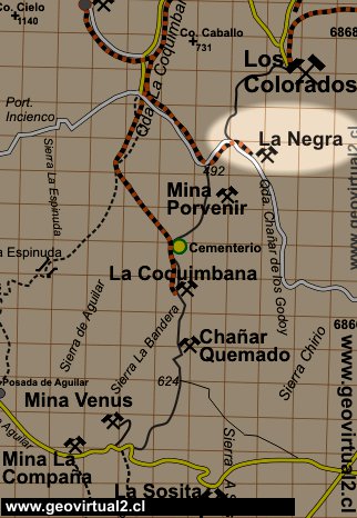 Carta de la mina La Negra en Astillas - Atacama
