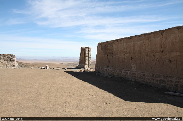 Ruinas de la mina Constancia en Chañarcillo, Chile