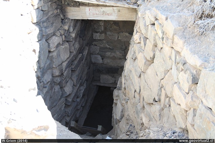 Entrada a la Constancia en Chañarcillo, Chile