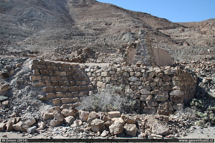 Ruinas de la mina Dolores en Chañarcillo