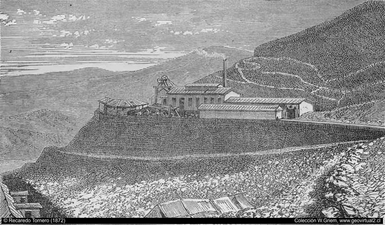 Mina Dolores primera en Chañarcillo, Atacama