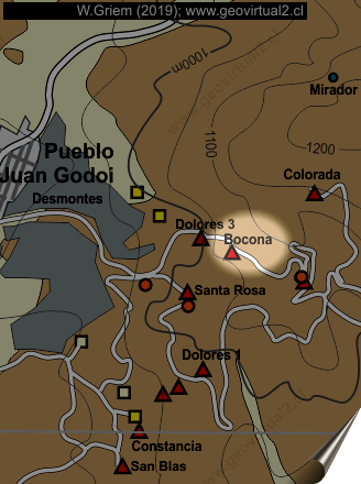 Mapa ubicación mina Bocona de Chañarcillo, Atacama