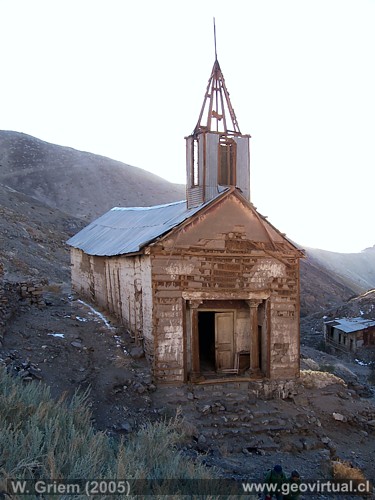 Kirche von Cerro Blanco in der Atacama Wüste - Chile