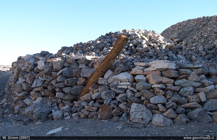 Restos de un peinecillo en Lomas Bayas, Región Atacama - Chile