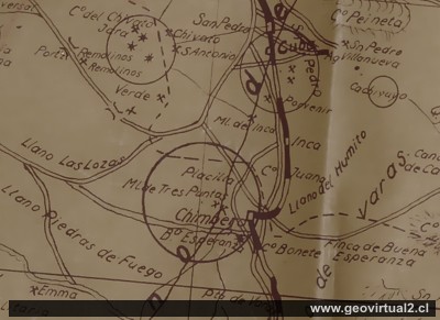 Carta de Tres Puntas de 1919
