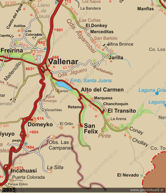 Carta Vallenar - San Felix - Merceditas