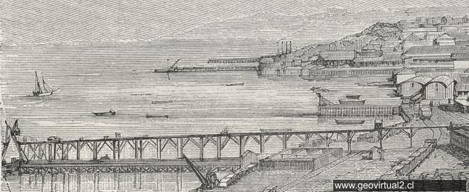 Muelle de Coquimbo, Tornero 1872