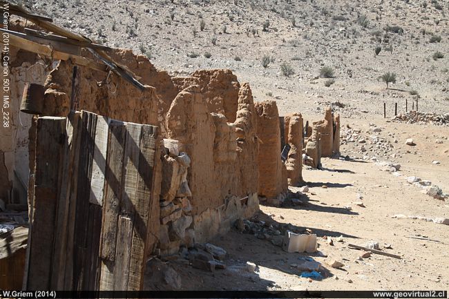 Ruinas de Pirita en la Región de Coquimbo, Chile